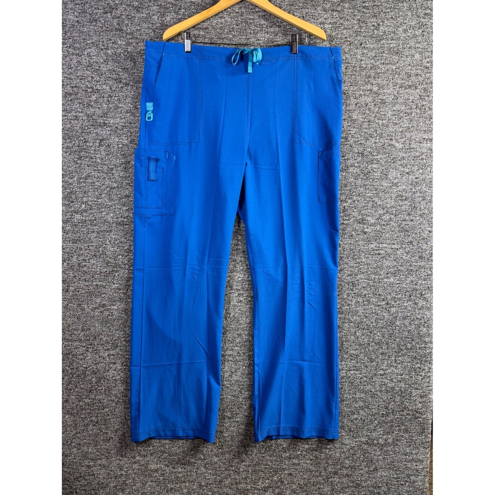 Carhartt Force Cross-Flex Mens Royal Blue Cargo Scrub Pants C52110X 2XL NWT
